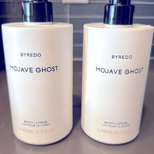 Byredo mojve ghost body lotion new set of 2 - 15.2 oz 100% authentic 450 ml